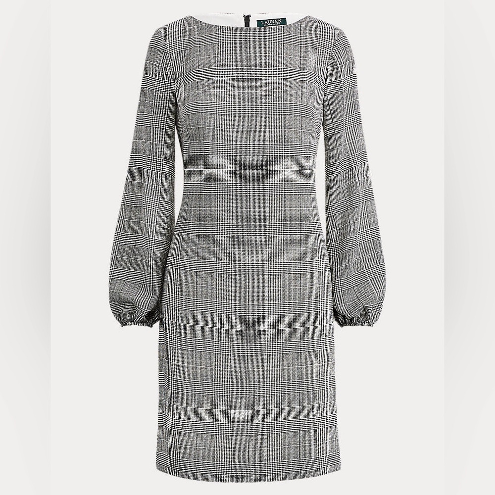 Ralph Lauren Glen Plaid Shift Dress Like New
